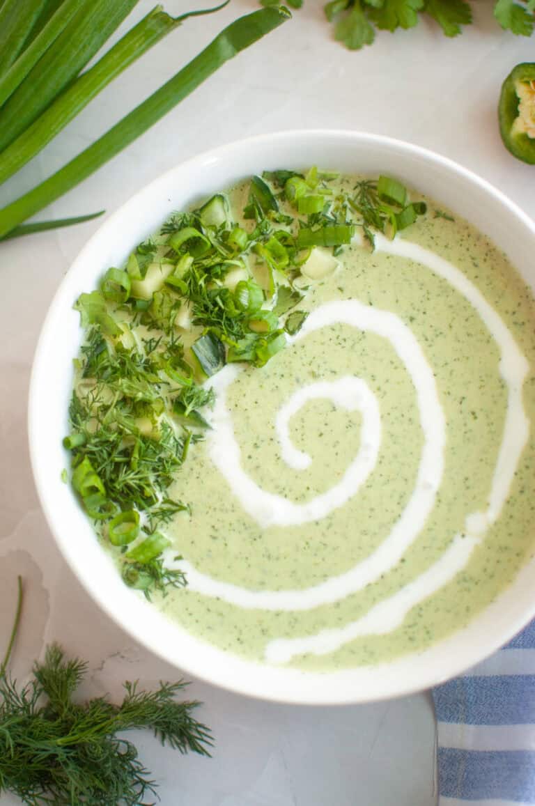 Creamy Cucumber Gazpacho