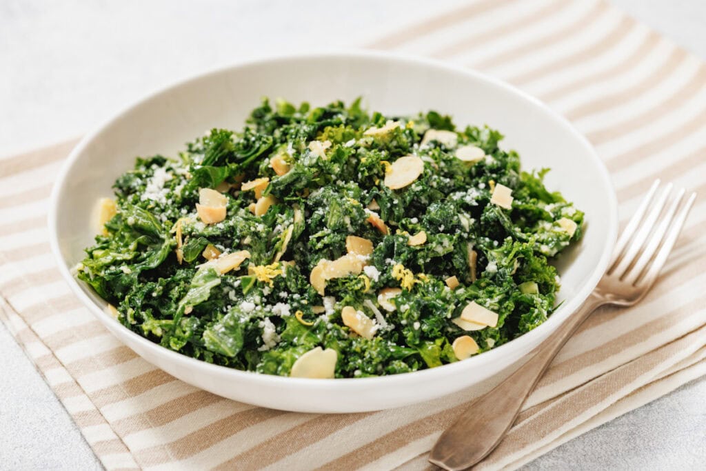 Photo of Kale Salad with Lemon.
