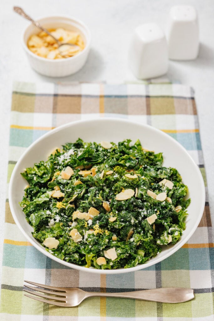 Photo of Kale Salad with Lemon.