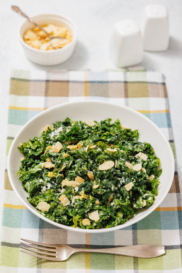 Photo of Kale Salad with Lemon.