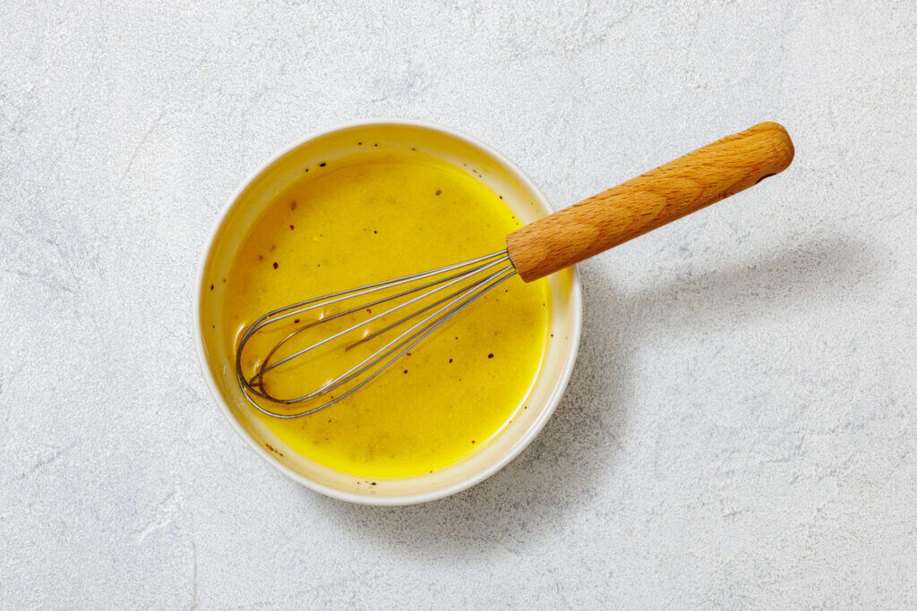 Step in making Kale Salad with Lemon.