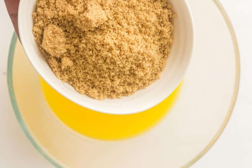 Stir in the brown sugar.