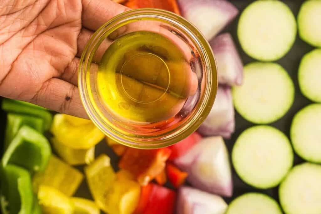 Drizzle with olive oil.