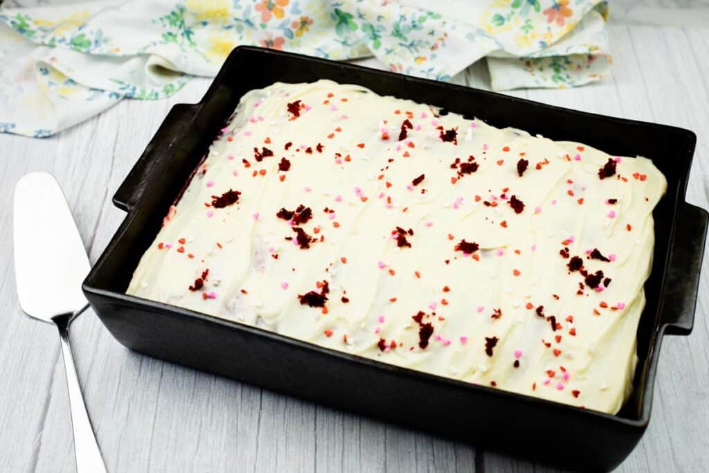 Red Velvet Poke Cake